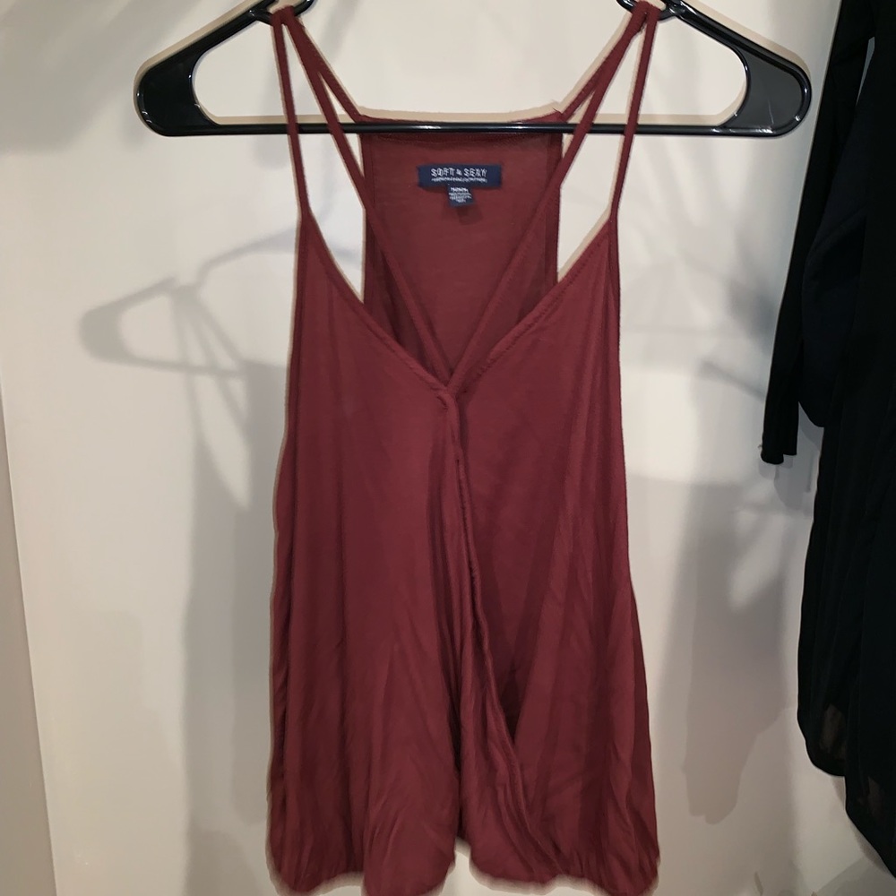 Maroon tank from American Eagle